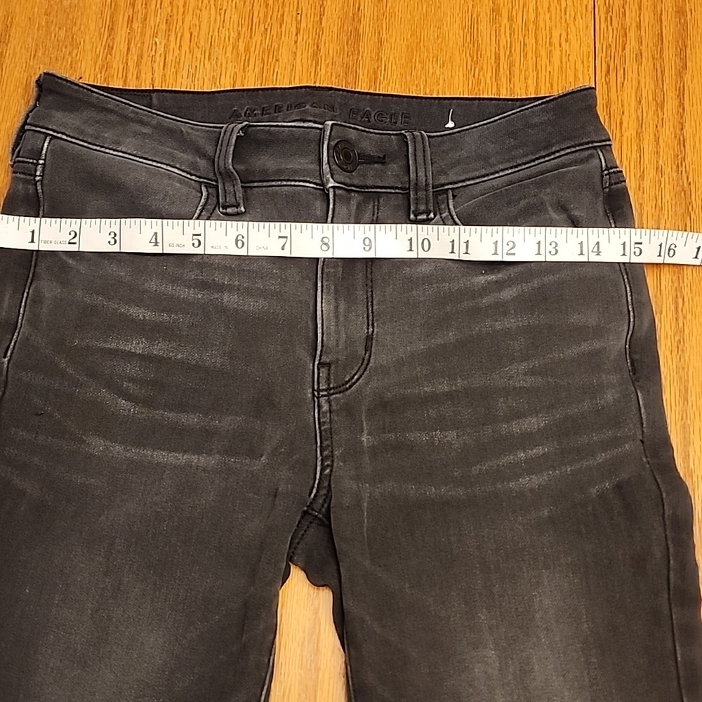 American Eagle Women's Black Skinny Jeans - Picture 11 of 14